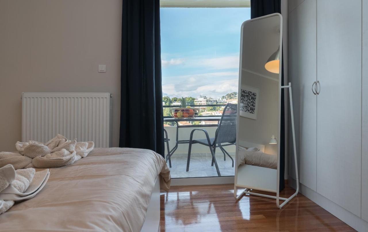 Apartment For 4 Ppl With Great View In Athén Kültér fotó