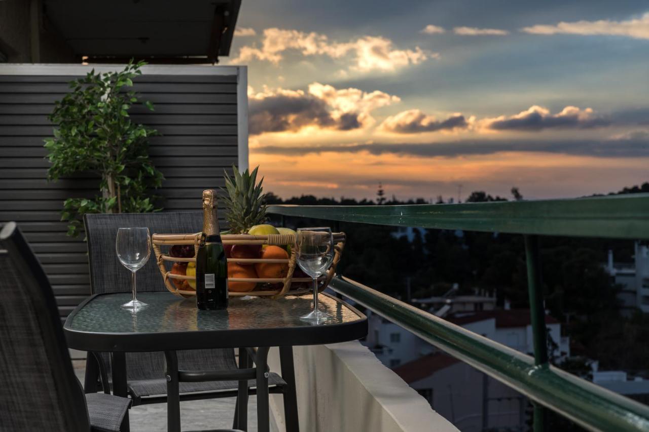 Apartment For 4 Ppl With Great View In Athén Kültér fotó